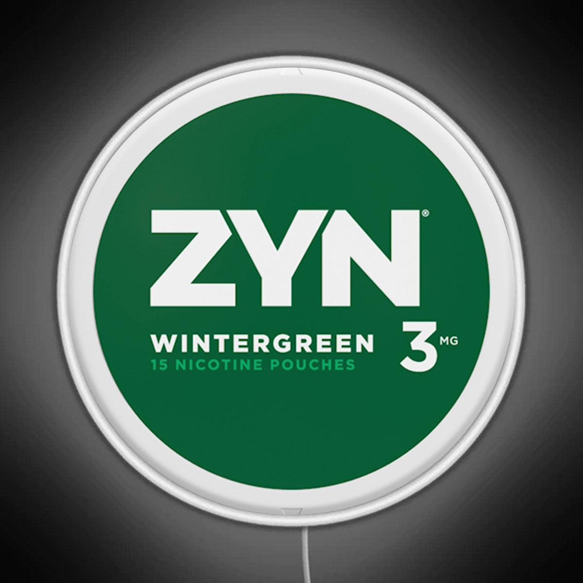 Zyn Wintergreen 6mg RGB neon sign - NeonTitle