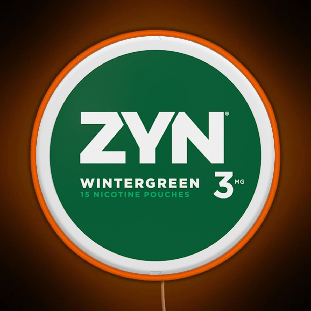 Zyn Wintergreen 6mg RGB neon sign - NeonTitle
