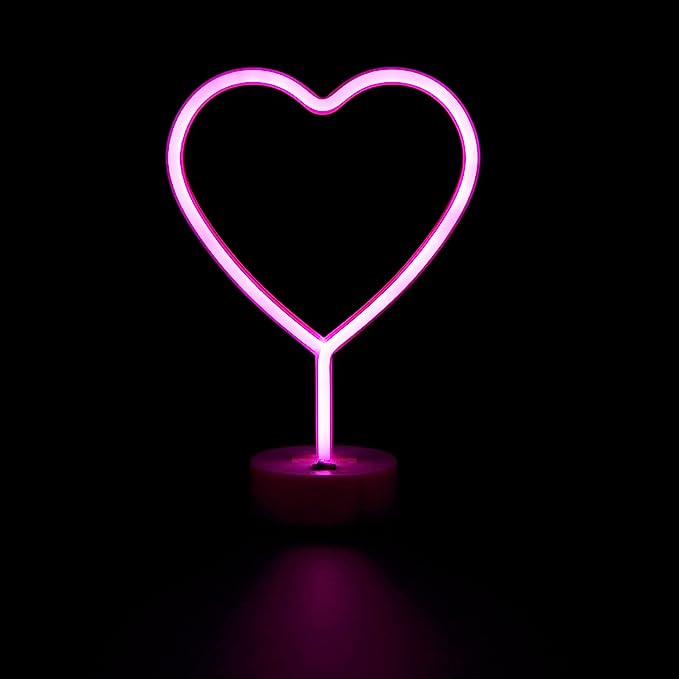 Professional Heart Neon Sign for Restaurants: Increase Ambiance and Attract Customers - NeonTitle