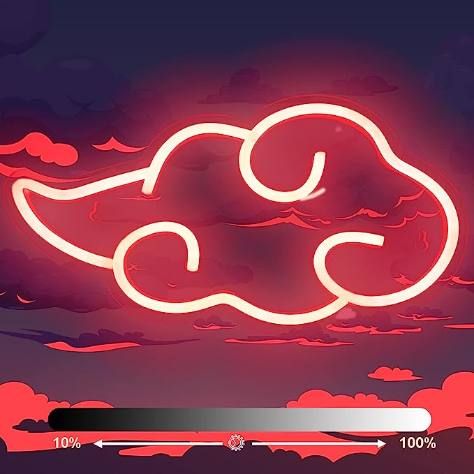 Anime Neon Sign, LED Cloud Neon Sign - A Brilliant Addition to Your Room Décor II - NeonTitle