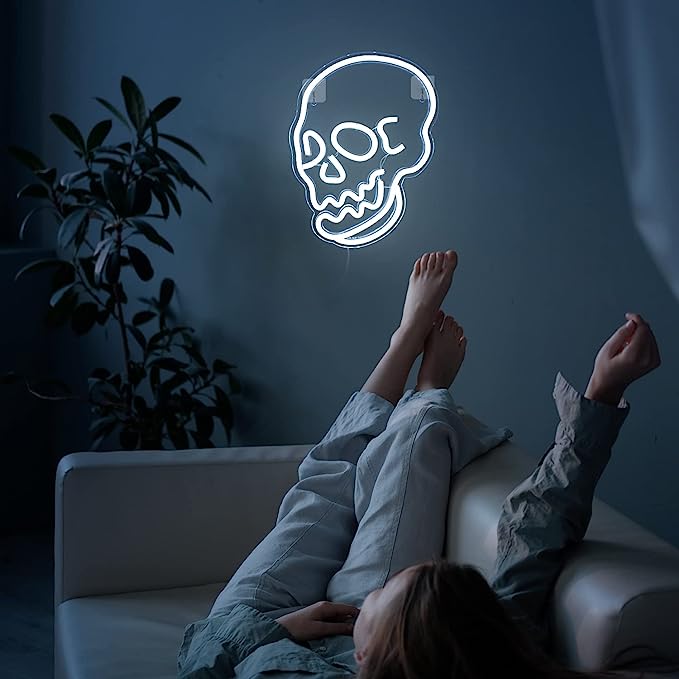 Get Your Bar Noticed with a Skull Neon Sign - Unique and Eye-Catching Decor IV - NeonTitle
