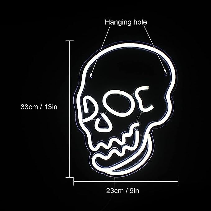 Get Your Bar Noticed with a Skull Neon Sign - Unique and Eye-Catching Decor IV - NeonTitle