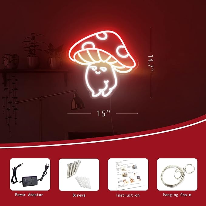 Explore the Vibrant Glow of Mushroom Neon Signs for Your Restaurant Transformation - NeonTitle
