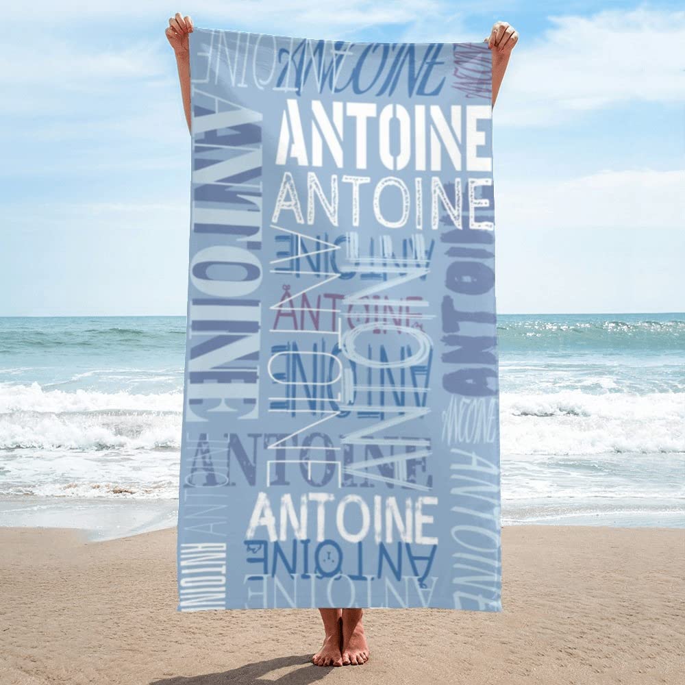 Personalized Word Name Arts Beach Towels