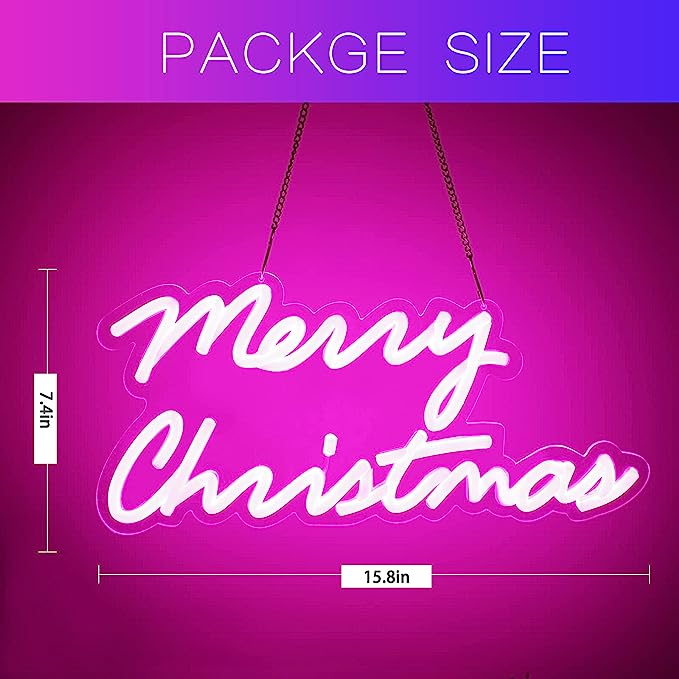 Premium Christmas Neon Sign for Party and Holiday Decorations - NeonTitle