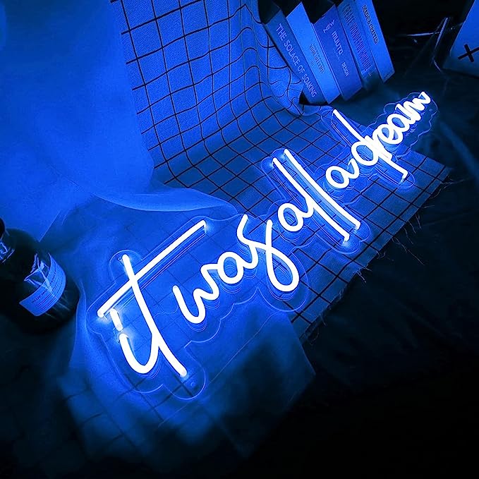 Explore the Enchanting Charm of 'It Was All a Dream' Neon Sign for Stylish Restaurants II - NeonTitle