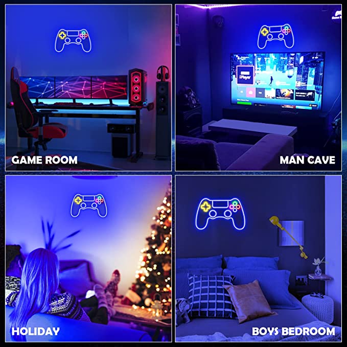 Premium Gamer Neon Sign for Restaurant: Elevate Your Gaming Experience - NeonTitle