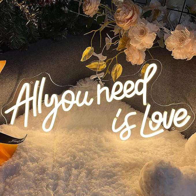 Discover the Perfect Wedding Neon Sign: All You Need is Love ii - NeonTitle