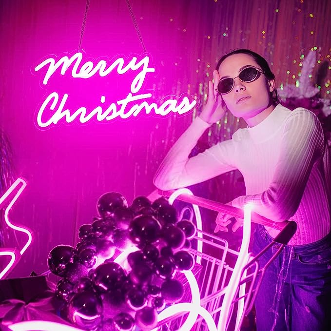 Premium Christmas Neon Sign for Party and Holiday Decorations - NeonTitle