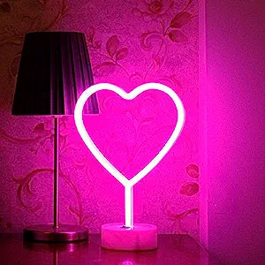 Professional Heart Neon Sign for Restaurants: Increase Ambiance and Attract Customers - NeonTitle