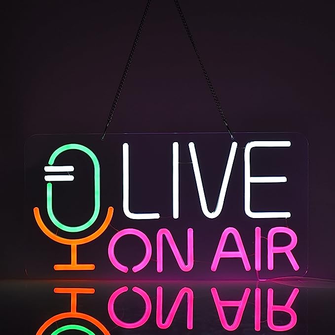 On The Air Neon Sign for Business: Boost Your Brand with a Professional Touch - NeonTitle