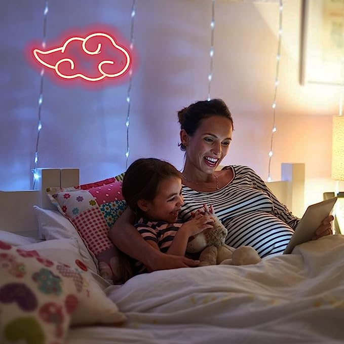 Anime Neon Sign, LED Cloud Neon Sign - A Brilliant Addition to Your Room Décor II - NeonTitle