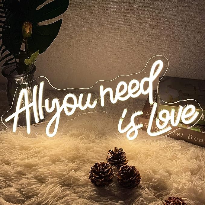 Discover the Perfect Wedding Neon Sign: All You Need is Love ii - NeonTitle
