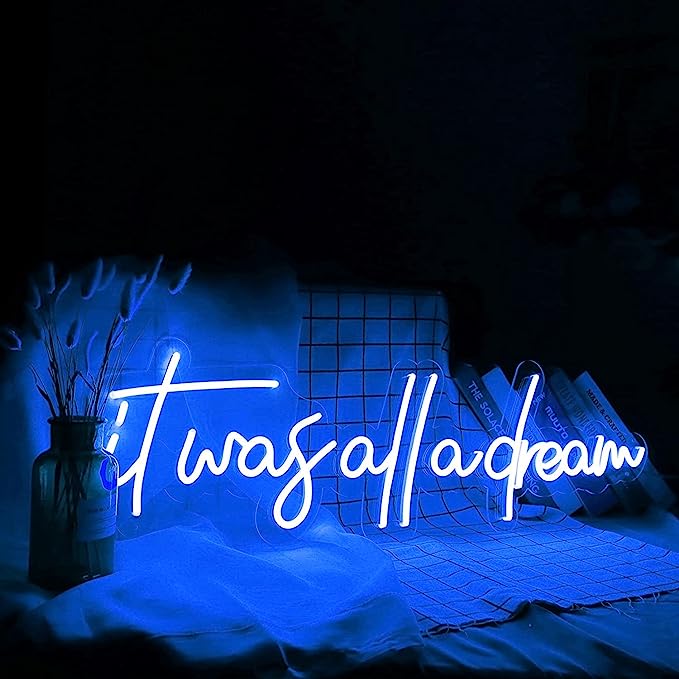 Explore the Enchanting Charm of 'It Was All a Dream' Neon Sign for Stylish Restaurants II - NeonTitle