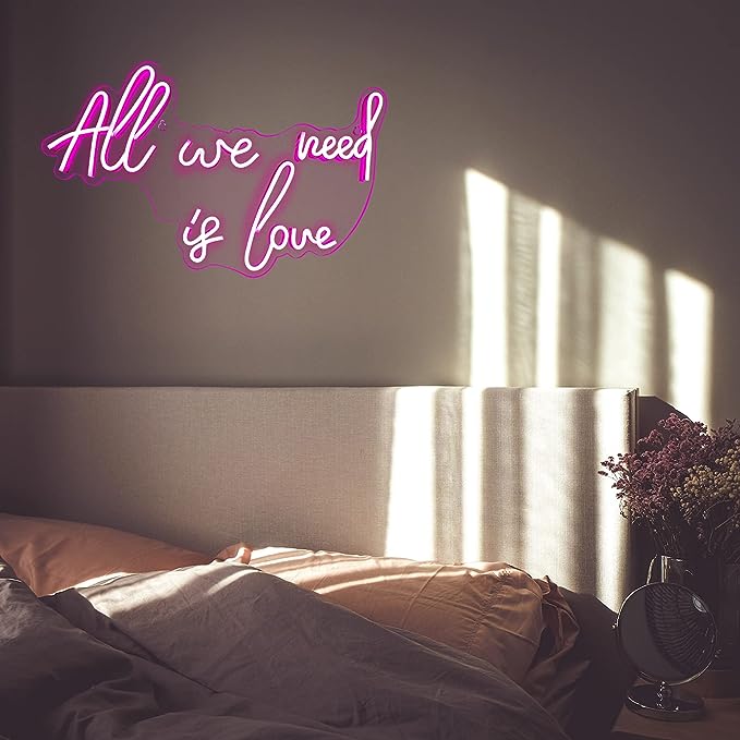 Discover the Perfect Wedding Neon Sign: All You Need is Love - NeonTitle