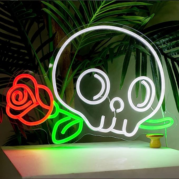 Get Your Bar Noticed with a Skull Neon Sign - Unique and Eye-Catching Decor II - NeonTitle