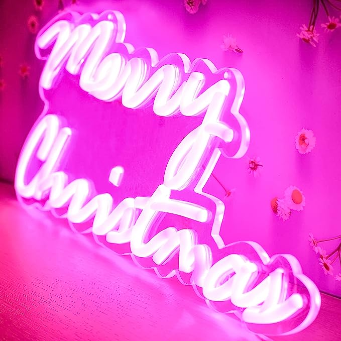 Premium Christmas Neon Sign for Party and Holiday Decorations - NeonTitle