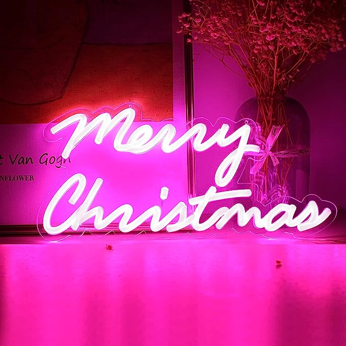 Premium Christmas Neon Sign for Party and Holiday Decorations - NeonTitle