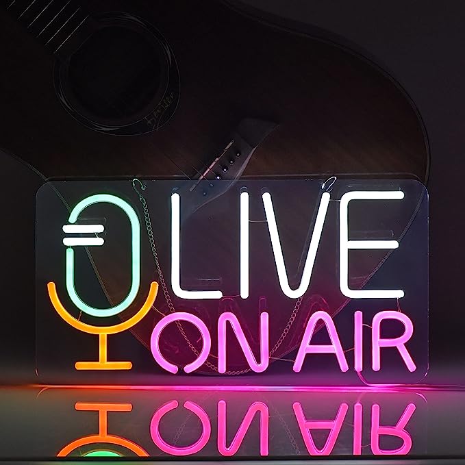 On The Air Neon Sign for Business: Boost Your Brand with a Professional Touch - NeonTitle