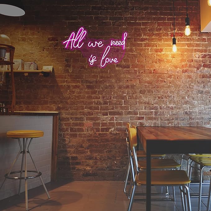 Discover the Perfect Wedding Neon Sign: All You Need is Love - NeonTitle