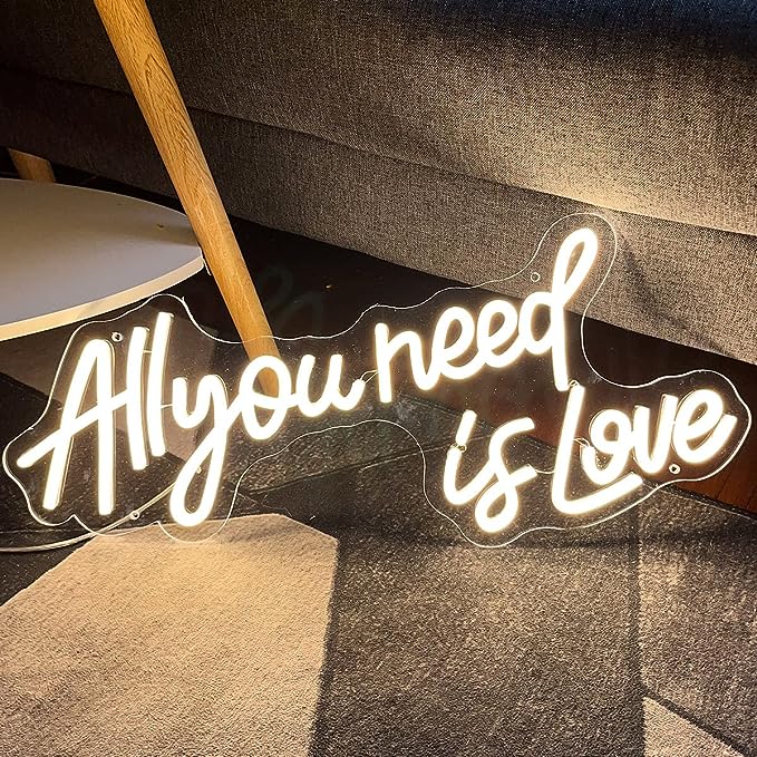 Discover the Perfect Wedding Neon Sign: All You Need is Love ii - NeonTitle