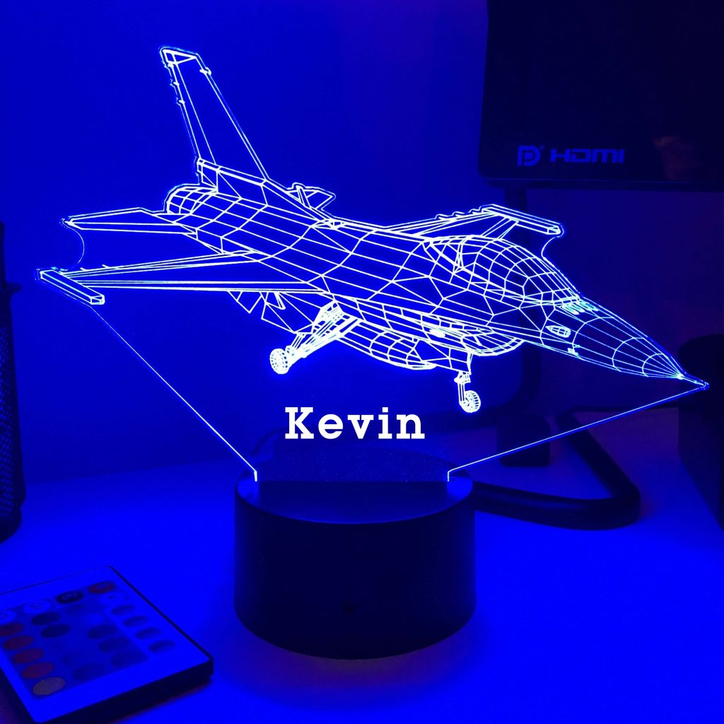 Personalized 3D Warcraft Night Lights with Name 7/16 Colors Changing LED Lamp