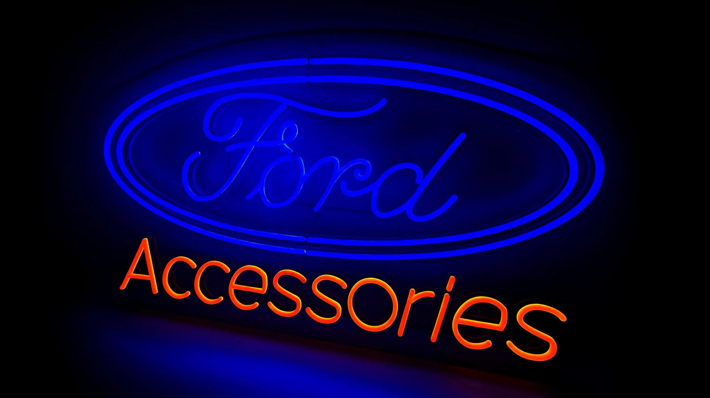 Authentic Ford Neon Sign - Illuminate Your Space with the Iconic Brand - NeonTitle