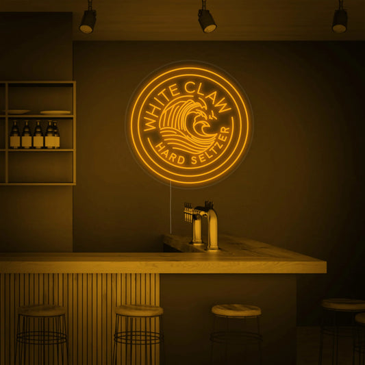 High-Quality White Claw Neon Sign for Bars and Restaurants: A Perfect Addition to Your Bar Decor - NeonTitle