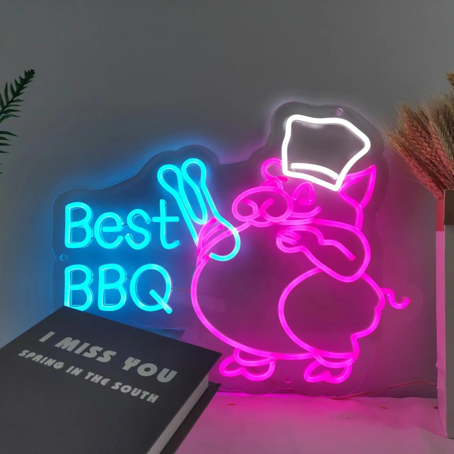 barbecues party neon sign - NeonTitle