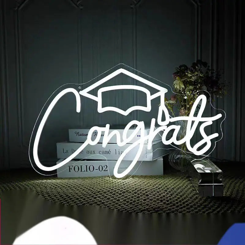 congrats grad neon sign - NeonTitle