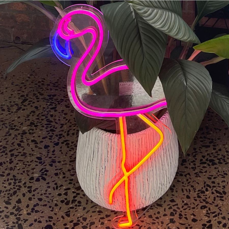High-Quality Flamingo Neon Light for Restaurants - Illuminate Your Dining Experience - NeonTitle