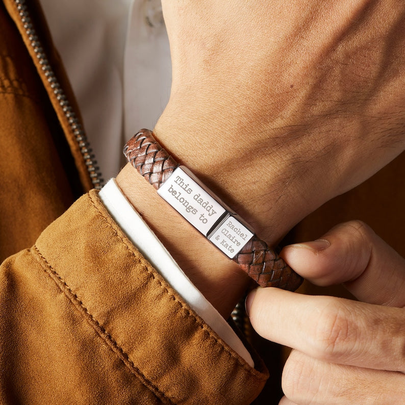 Personalised Loved By Bracelet