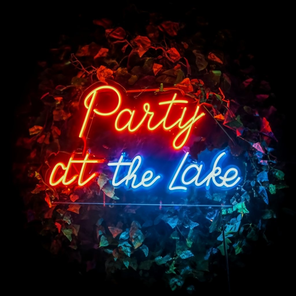 Ultimate Party at the Lake Neon Sign: Create an Unforgettable Party Atmosphere for your Party & Holiday IIV - NeonTitle
