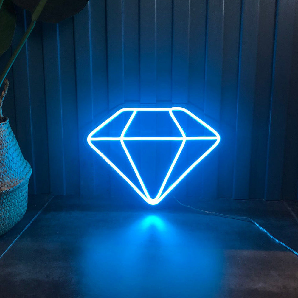 Dazzle Your Bar with a Brilliant Diamond Neon Sign - NeonTitle