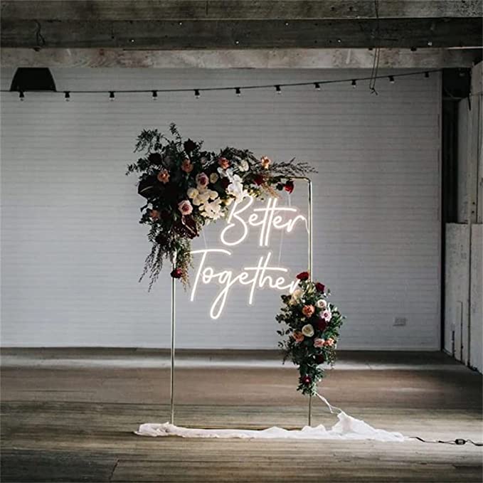 Better Together Neon Signs - Perfect for Weddings - NeonTitle - NeonTitle