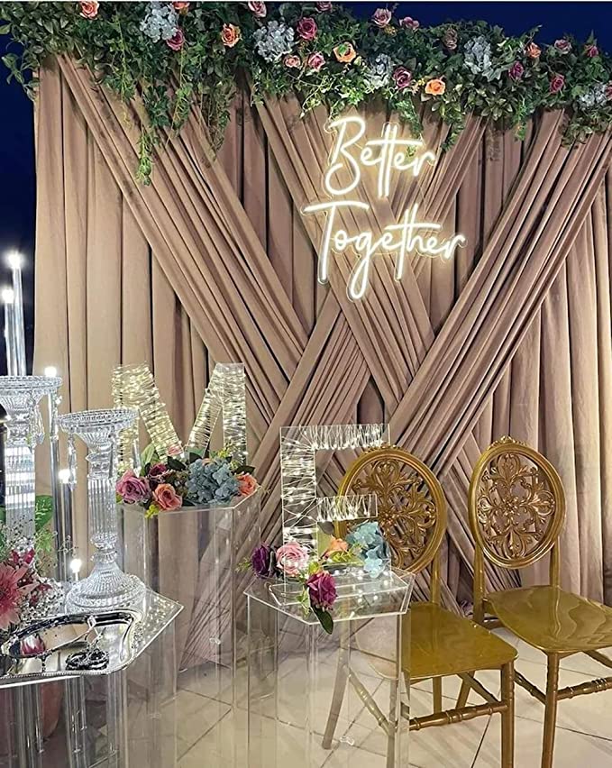 Better Together Neon Signs - Perfect for Weddings - NeonTitle - NeonTitle