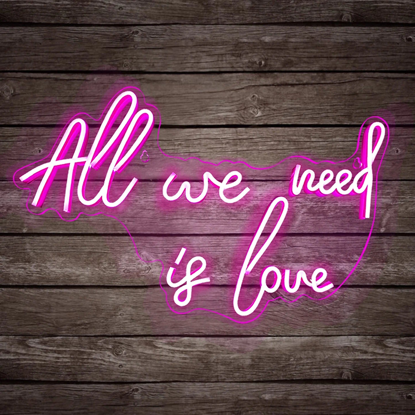 All we Need is Love Led Neon Sign - Neon Title - NeonTitle
