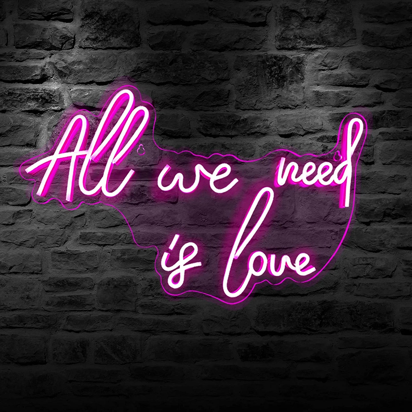 All we Need is Love Led Neon Sign - Neon Title - NeonTitle