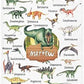 Custom Name Fleece Cartoon Dinosaur Theme Blanket
