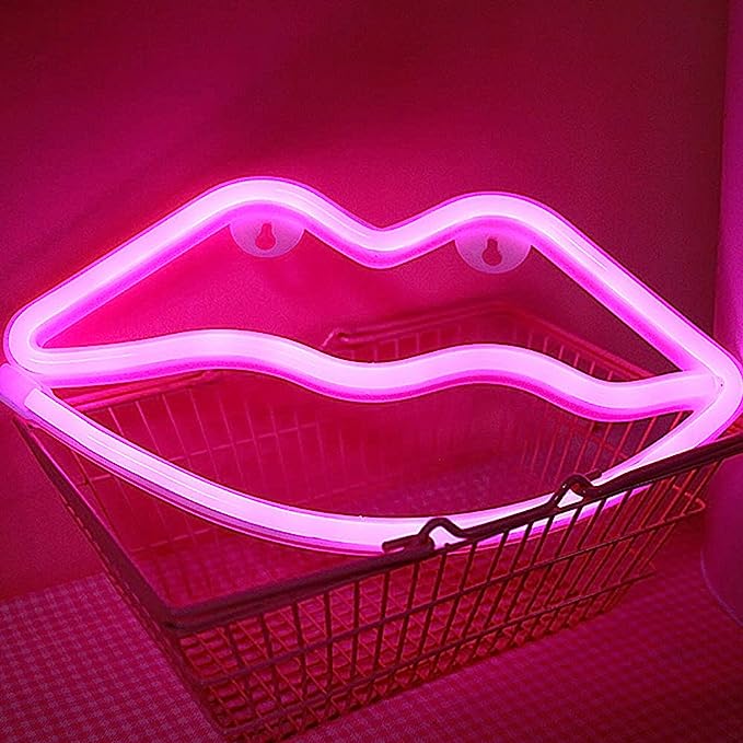 Lips Neon Sign for Bars - Brighten Up Your Space with Our Eye-Catching Designs - NeonTitle