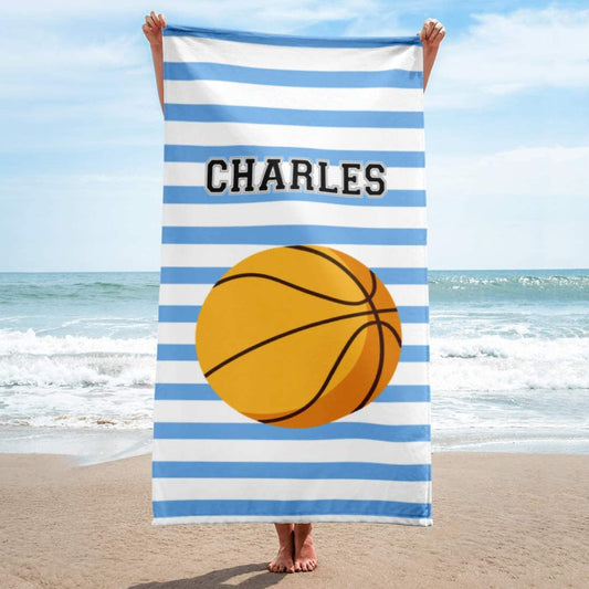 Personalized Basketball Kids Beach Towel｜22112907