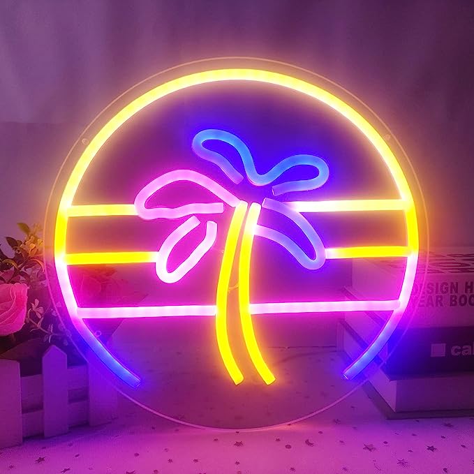 Palm Tree Neon Light Sign - Enhance Your Business with a Professional Touch - NeonTitle