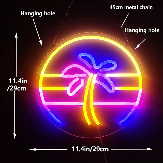 Palm Tree Neon Light Sign - Enhance Your Business with a Professional Touch - NeonTitle