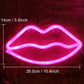 Lips Neon Sign for Bars - Brighten Up Your Space with Our Eye-Catching Designs - NeonTitle