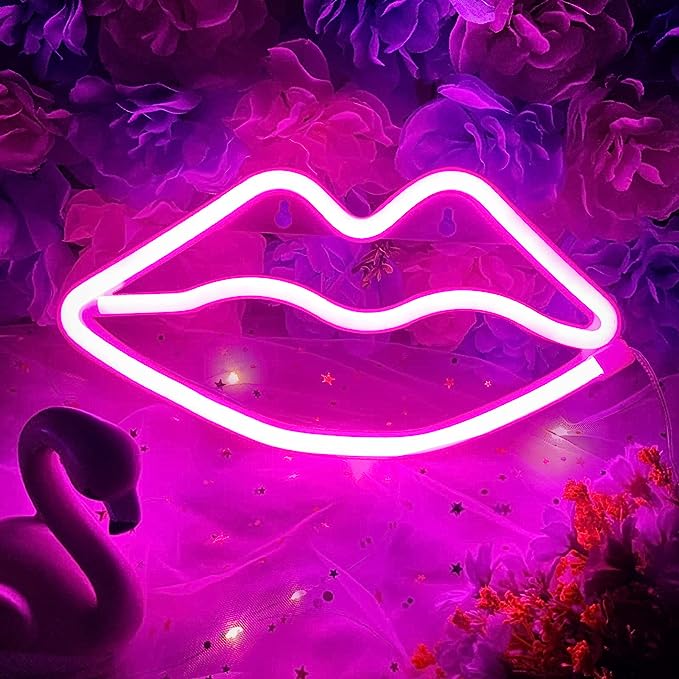 Lips Neon Sign for Bars - Brighten Up Your Space with Our Eye-Catching Designs - NeonTitle