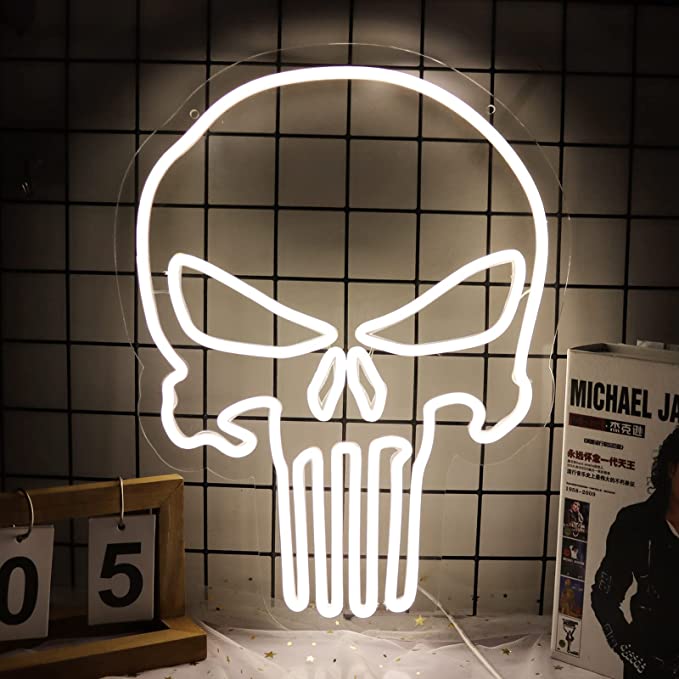 Get Your Bar Noticed with a Skull Neon Sign - Unique and Eye-Catching Decor IIV - NeonTitle