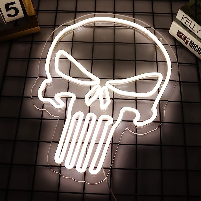 Get Your Bar Noticed with a Skull Neon Sign - Unique and Eye-Catching Decor IIV - NeonTitle