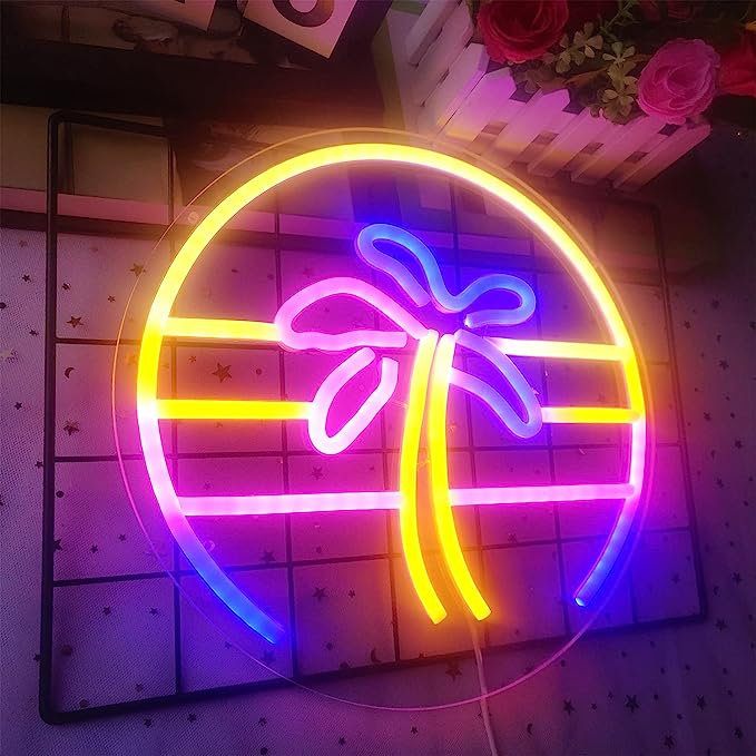 Palm Tree Neon Light Sign - Enhance Your Business with a Professional Touch - NeonTitle