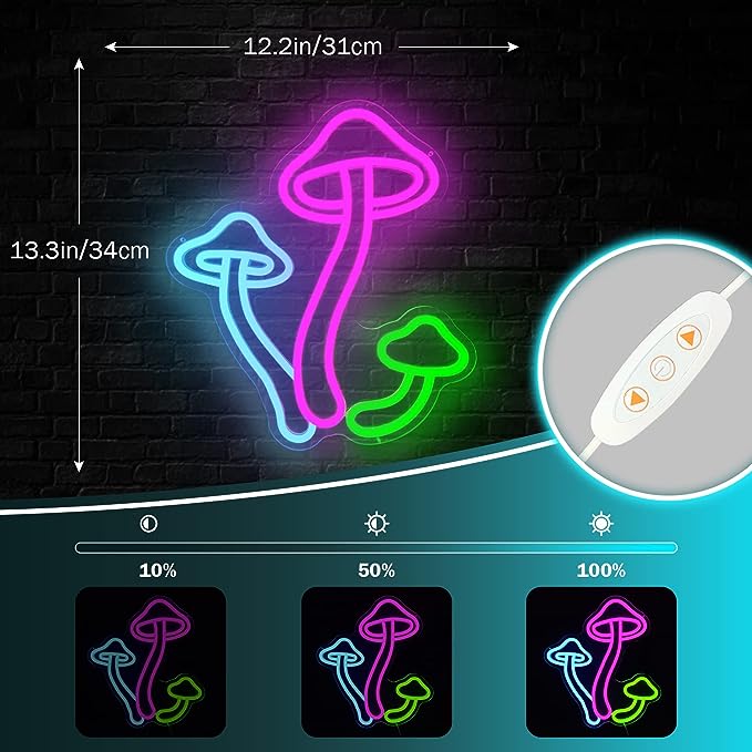Explore the Mesmerizing Glow of Mushroom Neon Signs for Your Restaurant - NeonTitle