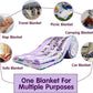 Personalized  Flora Mom/Nana/Auntie We Love You Blanket ｜110440